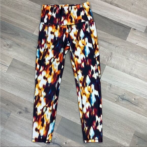 Xersion Celeste Quick Dri High Rise 7/8 Ankle Pocket Leggings Multi Color XS - Picture 4 of 10